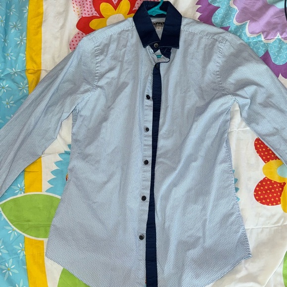 Express Fitted XS Buttondown (13-13.5) - Picture 1 of 8